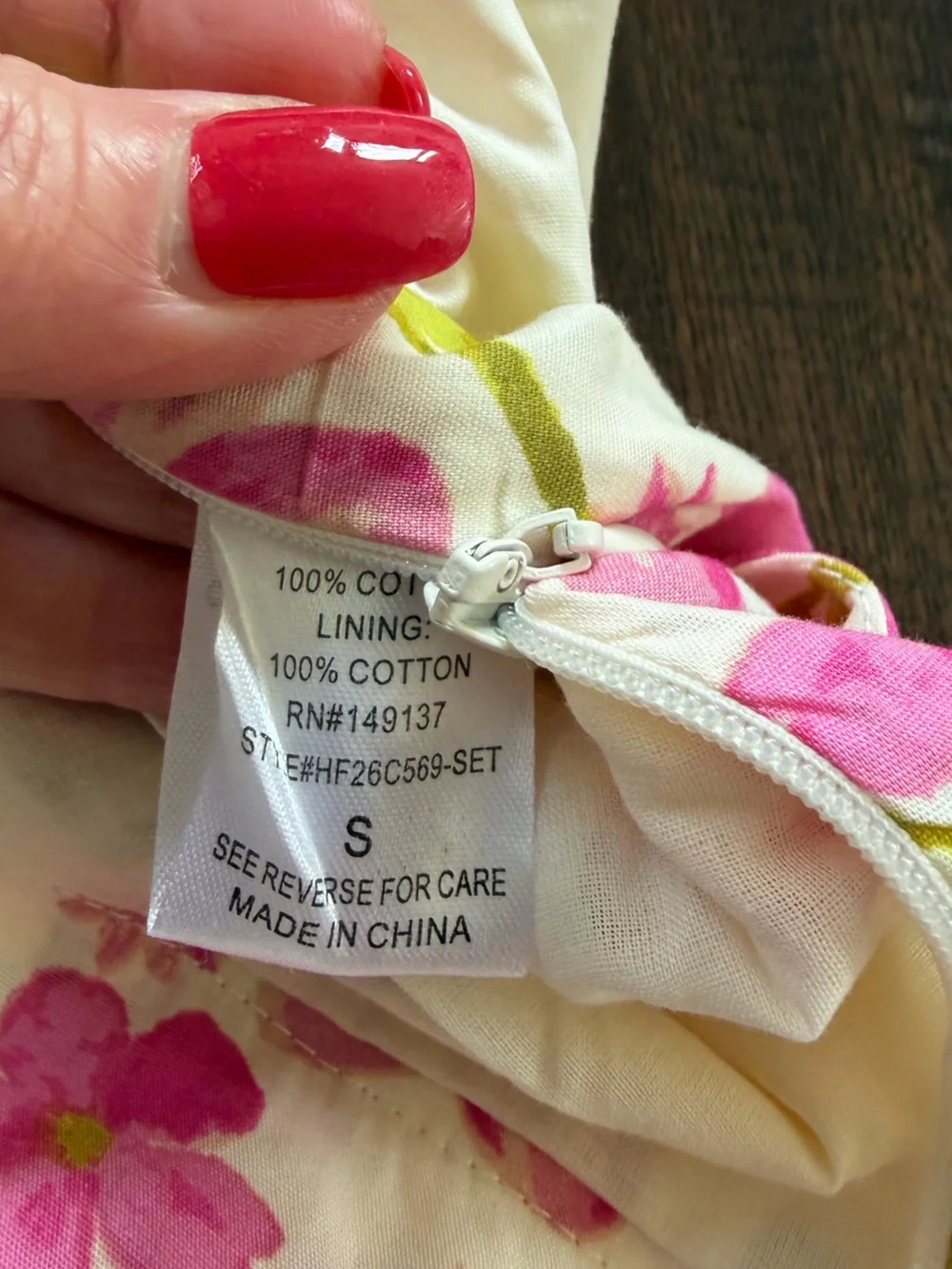 NWT HYFVE Wide Leg Apron Tank Set Delicate Blossom Floral Pink Green Ivory Small